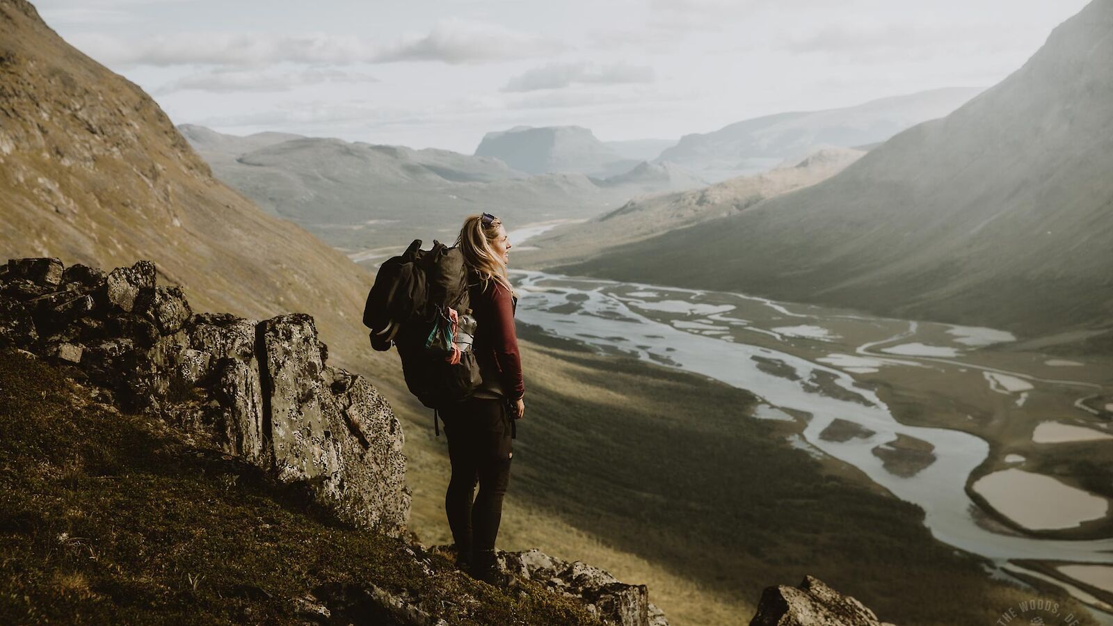 Sarek solo hiking